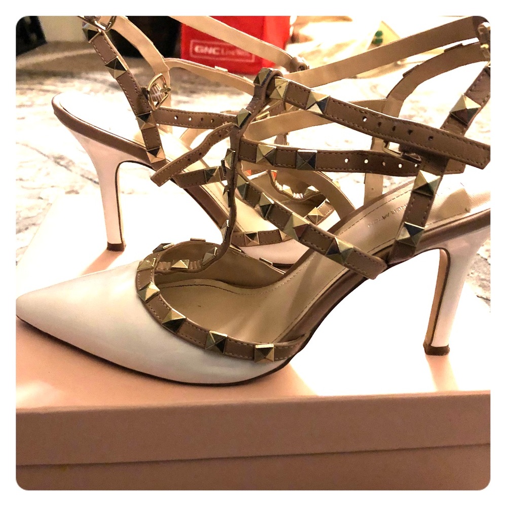 BCBG studded pumps